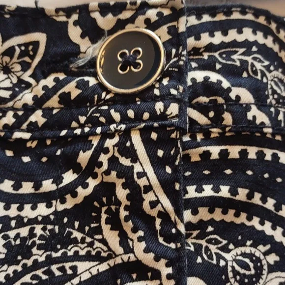 Karen Scott Petites Paisley Skirt Size 10P - Picture 4 of 5